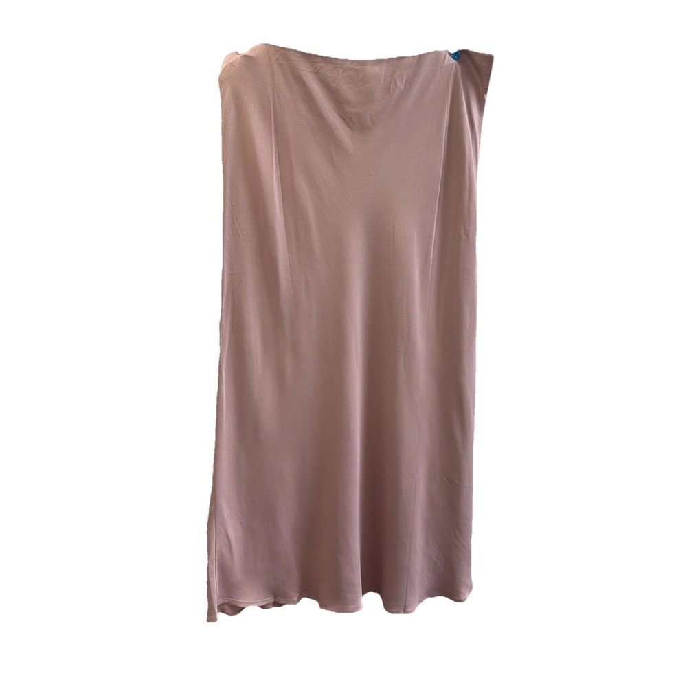 Pink Rose Maxi Slip Skirt, Anthropologie Women's XL, NWT, Tilda, Boho, Feminine - Picture 2 of 12